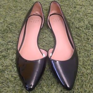Pointed Toe Patent Leather Flats